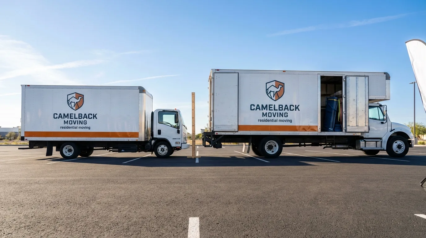 Moving truck size capacity guide in San Juan Capistrano